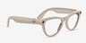Ray-Ban Meta Skyler Shiny Chalky Gray Plastic from EyeBuyDirect