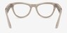 Ray-Ban Meta Skyler Shiny Chalky Gray Plastic from EyeBuyDirect