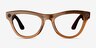 Ray-Ban Meta Skyler Shiny Caramel Plastic from EyeBuyDirect, Front View