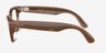 Ray-Ban Meta Skyler Shiny Caramel Plastic from EyeBuyDirect, Side View