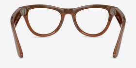 Ray-Ban Meta Skyler (Gen 1) Shiny Caramel Plastic from EyeBuyDirect