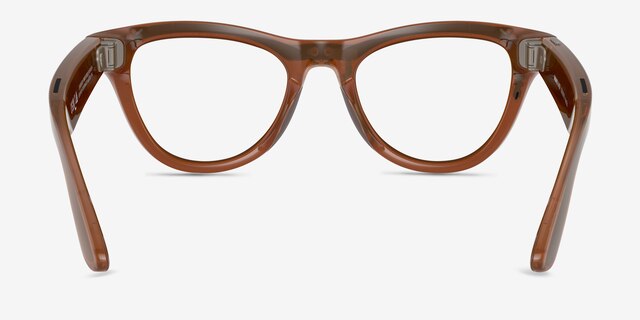 Ray-Ban Meta Skyler Shiny Caramel Plastic from EyeBuyDirect