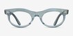 Ray-Ban RB2242V Wayfarer Oval Change Photo Waves Azure PlasticEyeglass Frames from EyeBuyDirect, Front View