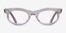 Ray-Ban RB2242V Photo Waves Purple PlastiqueMontures de lunettes de vue d'EyeBuyDirect, Vue de Face