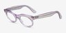 Ray-Ban RB2242V Photo Waves Purple PlastiqueMontures de lunettes de vue d'EyeBuyDirect, Vue d'Angle