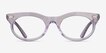 Ray-Ban RB2242VF Wayfarer Oval Change Photo Waves Purple AcetateEyeglass Frames from EyeBuyDirect, Front View