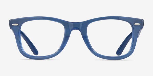 Ray-Ban RB4340V Wayfarer Photo Striped Blue Plastique Montures de lunettes de vue