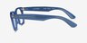 Ray-Ban RB4340V Wayfarer Photo Striped Blue PlasticEyeglass Frames from EyeBuyDirect, Side View
