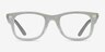 Ray-Ban RB4340V Wayfarer Photo Striped Light Blue PlasticEyeglass Frames from EyeBuyDirect, Front View