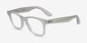 Ray-Ban RB4340V Wayfarer Photo Striped Light Blue PlasticEyeglass Frames from EyeBuyDirect, Angle View
