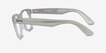 Ray-Ban RB4340V Wayfarer Photo Striped Light Blue PlasticEyeglass Frames from EyeBuyDirect, Side View