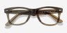 Ray-Ban RB4340V Wayfarer Photo Striped Gray PlasticEyeglass Frames from EyeBuyDirect, Closed View