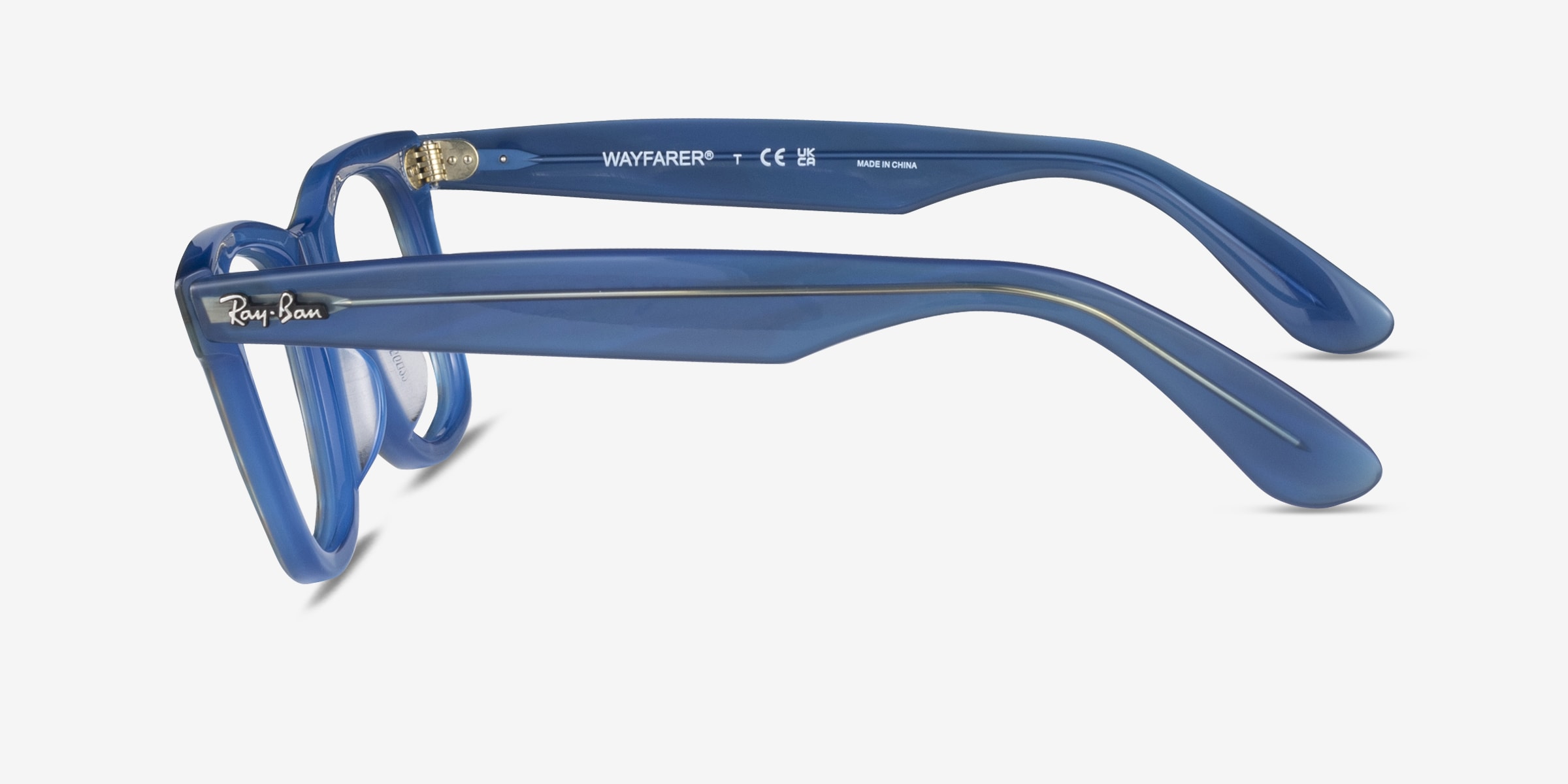 小物 Ray-Ban Wayfarer RB5121F 8382 Ray-Ban RB5121F Wayfarer Change - Wayfarer Photo Striped Light