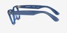 Ray-Ban RB5121F Photo Striped Blue AcetateEyeglass Frames from EyeBuyDirect, Side View