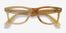 Ray-Ban RB5121F Photo Striped Brown AcétateMontures de lunettes de vue d'EyeBuyDirect, Vue Rapprochée