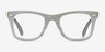 Ray-Ban RB5121F Photo Striped Light Blue AcétateMontures de lunettes de vue d'EyeBuyDirect, Vue de Face