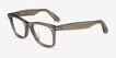 Ray-Ban RB5121F Wayfarer Change Photo Striped Gray AcetateEyeglass Frames from EyeBuyDirect, Angle View