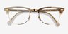 Ray-Ban RB5154 Clubmaster Photo Waves Gray AcetateEyeglass Frames from EyeBuyDirect, Closed View