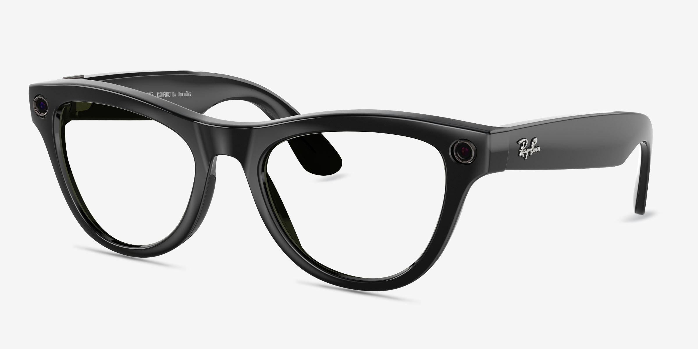 Ray-Ban Meta (Gen 1) Skyler - Cat Eye Shiny Chalky Gray Frame