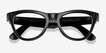 Ray-Ban Meta (Gen 1) Skyler Jet Black Plastic from EyeBuyDirect, Closed View