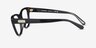 Coach HC6197U Black AcetateEyeglass Frames from EyeBuyDirect, Side View