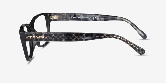 Coach HC6208U Black AcetateEyeglass Frames from EyeBuyDirect, Side View