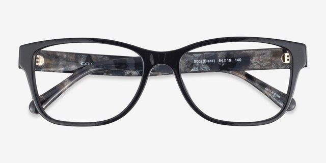 Coach HC6208U Black AcetateEyeglass Frames from EyeBuyDirect, Closed View