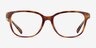 Coach HC6224U Dark Tortoise AcetateEyeglass Frames from EyeBuyDirect, Front View