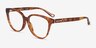 Coach HC6234F Caramel Tortoise AcetateEyeglass Frames from EyeBuyDirect, Angle View