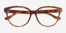 Coach HC6234F Caramel Tortoise AcetateEyeglass Frames from EyeBuyDirect, Closed View
