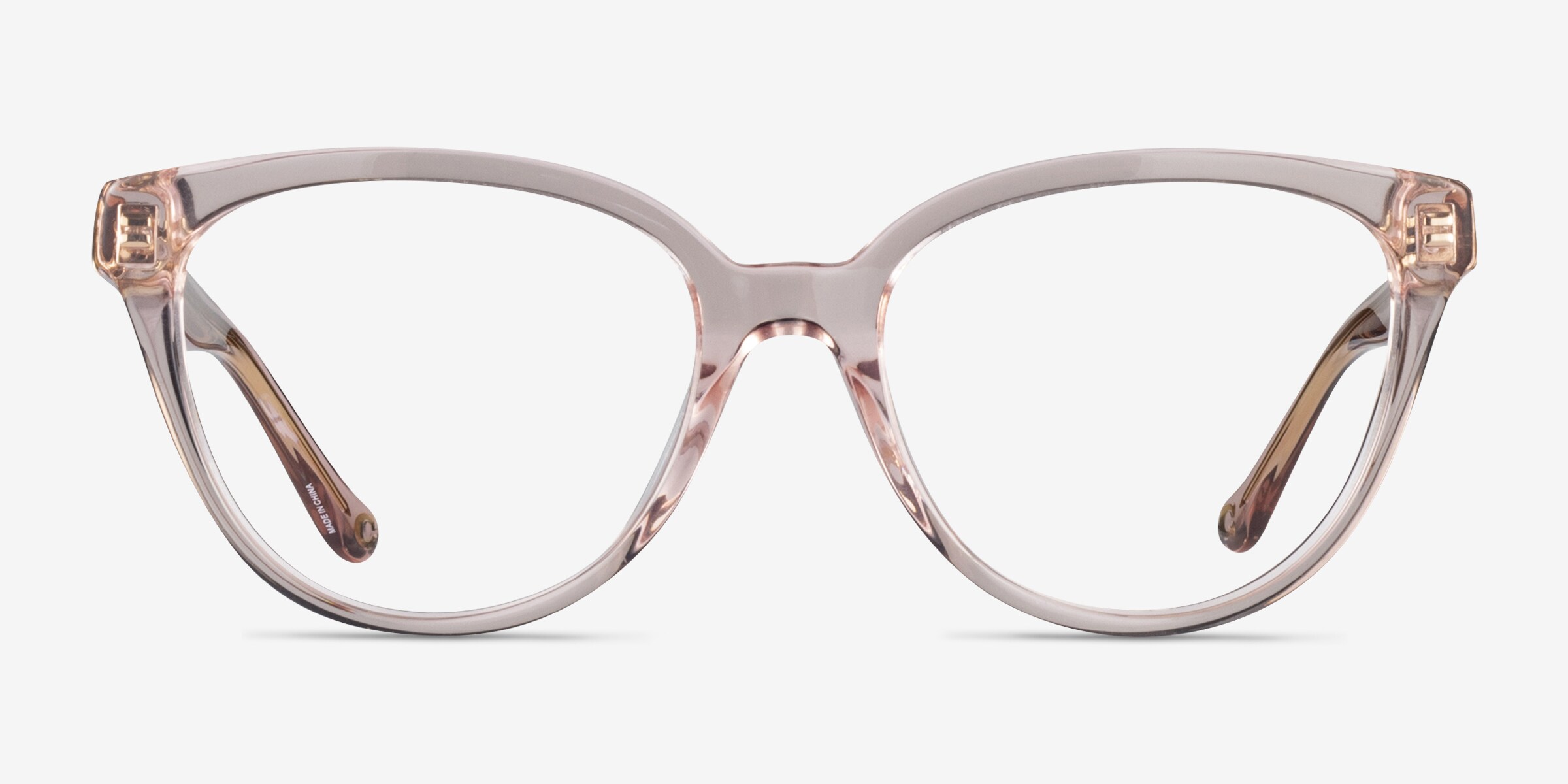 NEW COACH women\'s hc6234u eyeglasses in transparent dusty rose Coach Women main image 3