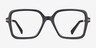 Oakley Sharp Line Satin Black Eco-friendlyEyeglass Frames from EyeBuyDirect, Front View