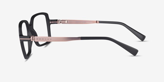 Oakley Sharp Line Satin Black Eco-friendlyEyeglass Frames from EyeBuyDirect, Side View