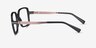 Oakley Sharp Line Satin Black Eco-friendlyEyeglass Frames from EyeBuyDirect, Side View