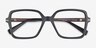 Oakley Sharp Line Satin Black Eco-friendlyEyeglass Frames from EyeBuyDirect, Closed View