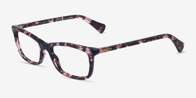 Ralph RA7089 Tortoise Purple AcetateEyeglass Frames from EyeBuyDirect, Angle View