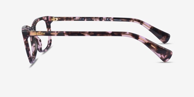 Ralph RA7089 Tortoise Purple AcetateEyeglass Frames from EyeBuyDirect, Side View