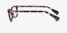 Ralph RA7089 Tortoise Purple AcetateEyeglass Frames from EyeBuyDirect, Side View