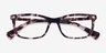 Ralph RA7089 Tortoise Purple AcetateEyeglass Frames from EyeBuyDirect, Closed View