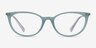 Ralph RA7123 Green Plastic-metalEyeglass Frames from EyeBuyDirect, Front View
