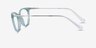 Ralph RA7123 Green Plastic-metalEyeglass Frames from EyeBuyDirect, Side View