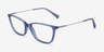Ralph RA7124 Blue Plastic-metalEyeglass Frames from EyeBuyDirect, Angle View