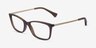 Ralph RA7130 Brown PlasticEyeglass Frames from EyeBuyDirect, Angle View