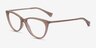 Ralph RA7131 Caramel PlasticEyeglass Frames from EyeBuyDirect, Angle View