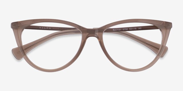 Ralph RA7131 Caramel PlasticEyeglass Frames from EyeBuyDirect, Closed View