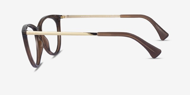 Ralph RA7131 Brown PlasticEyeglass Frames from EyeBuyDirect, Side View