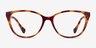 Ralph RA7135 Tortoise PlasticEyeglass Frames from EyeBuyDirect, Front View
