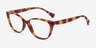Ralph RA7135 Tortoise PlasticEyeglass Frames from EyeBuyDirect, Angle View