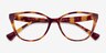 Ralph RA7135 Tortoise PlasticEyeglass Frames from EyeBuyDirect, Closed View