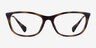 Ralph RA7138U Tortoise Plastic-metalEyeglass Frames from EyeBuyDirect, Front View